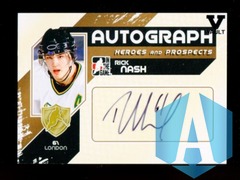 2010-11 ITG Heroes and Prospects Auto Rick Nash #A-RNA Auto